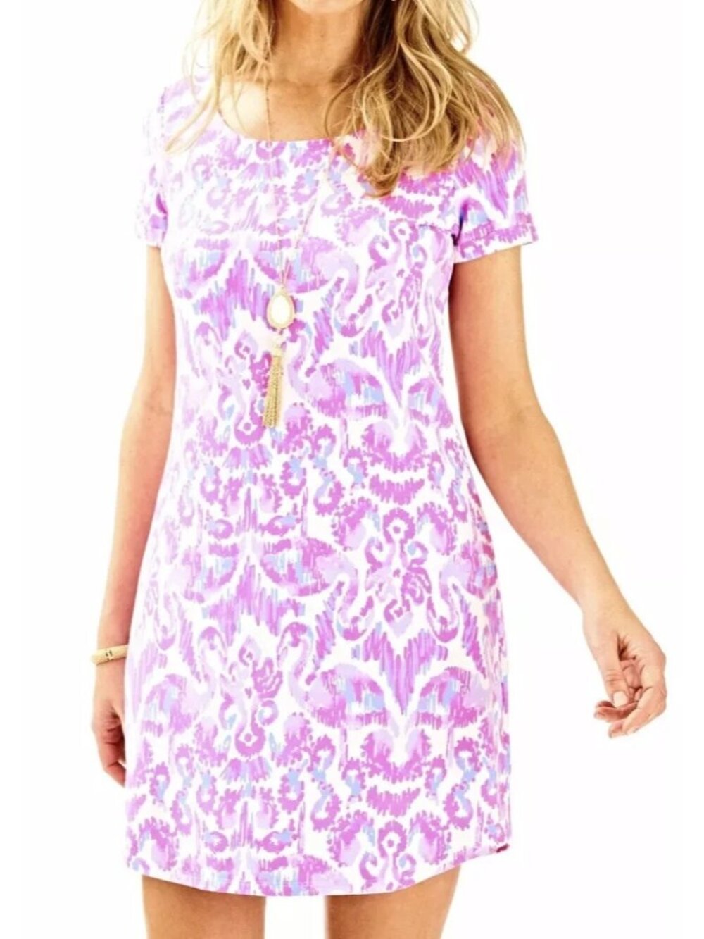 Lilly Pulitzer S  Amethyst Beach Bathers Tammy Dress